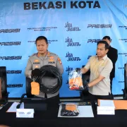 Polres Metro Bekasi Kota Ungkap Kasus Dugaan Pencurian Kabel BTS di Bekasi Selatan