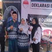 Deklarasi Calon Kepala Desa Karangasih, Rudi Rochman Paparkan Program Prioritas untuk Warga