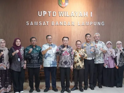 Direktur Operasional Jasa Raharja Tinjau Samsat Rajabasa, Dorong Peningkatan Pelayanan dan Pendapatan Daerah