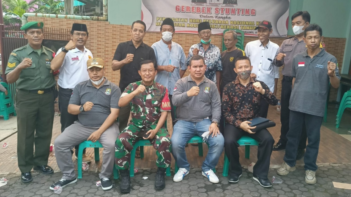 Kodim 0507/ Bekasi Gelar Gerebek Stunting di Kotabaru