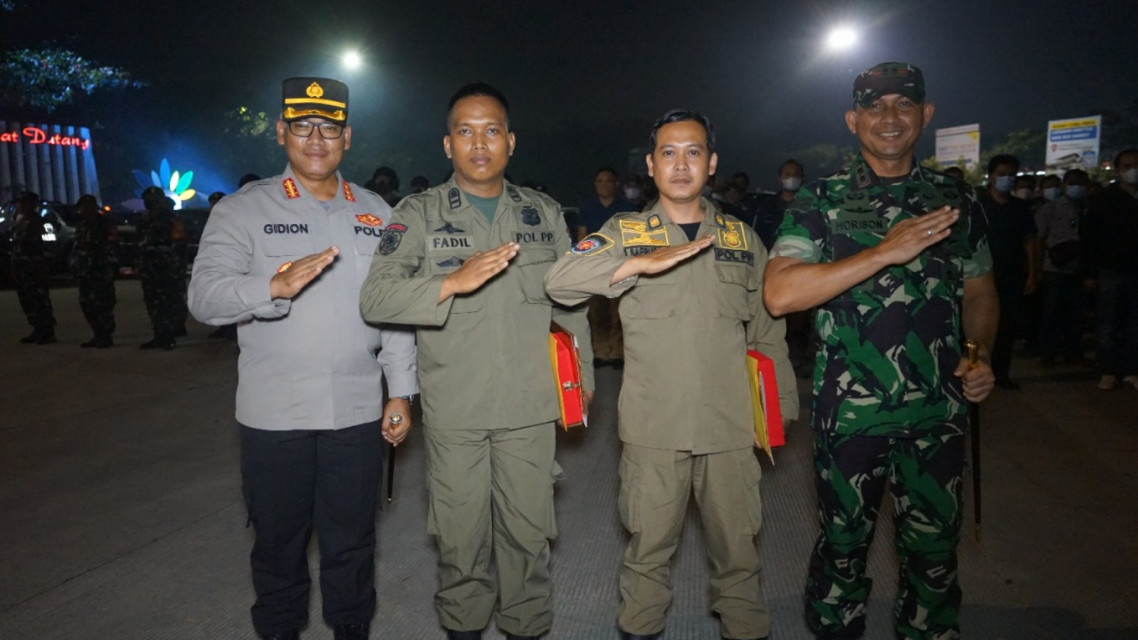 2 Satpol PP Gagalkan Curas, Kapolres Metro Bekasi Beri Penghargaan