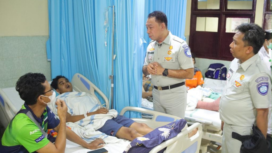 Lakukan Kunjungan ke Rumah Sakit, Rivan Pastikan Korban Kecelakaan Terlayani Maksimal