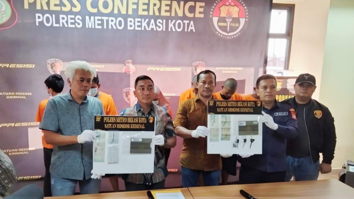 Sat Set, Polres Metro Bekasi Kota Amankan Komplotan Curanmor
