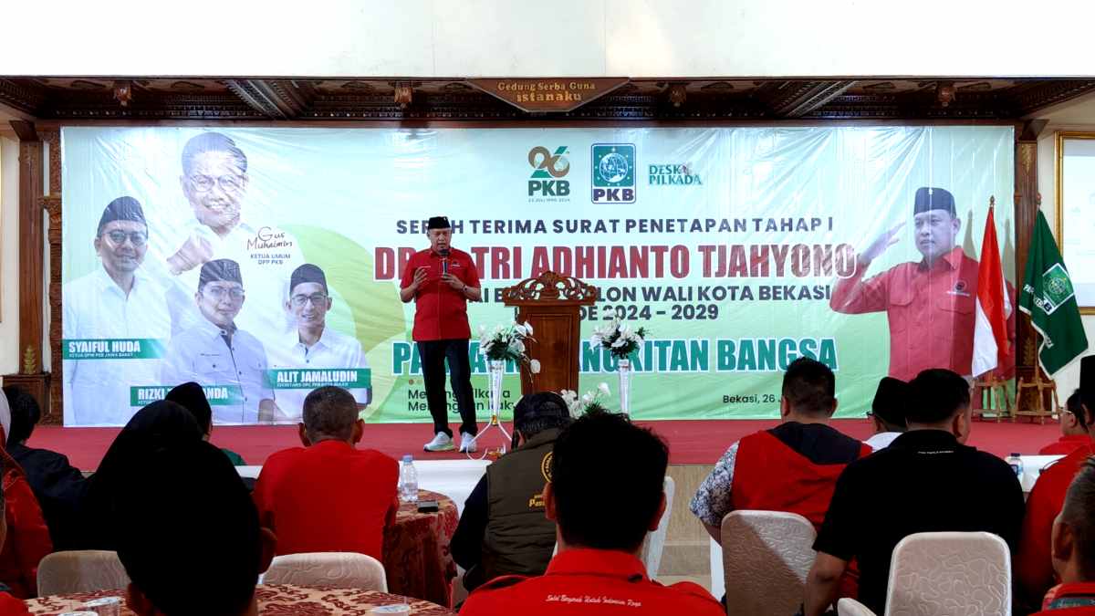 Tri Adhianto Terima Surat Tahap 1 dari PKB sebagai Cawalkot Bekasi