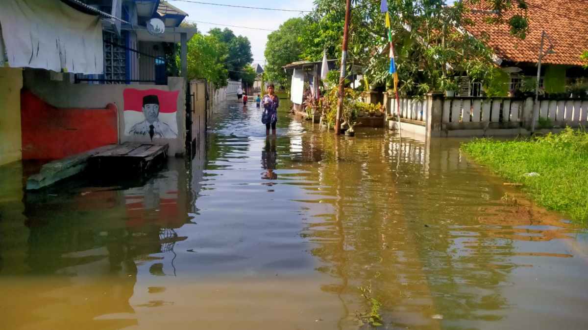 Korban Banjir di Desa Sukadarma,Belum Mendapatkan Bantuan