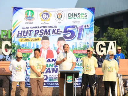 Wali Kota Bekasi Apresiasi Kiprah PSM pada HUT ke-51, Ajak Lansia Tetap Sehat dan Aktif