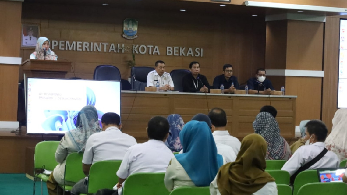 Dinas Perpustakaan Bekasi Gelar Workshop Pengelolaan Kearsipan