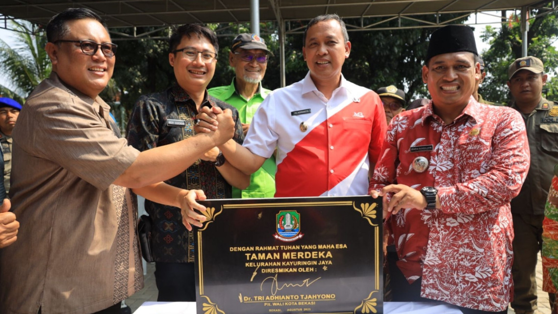 Pemkot Bekasi Resmikan 4 Taman Baru sebagai Ruang Terbuka Hijau