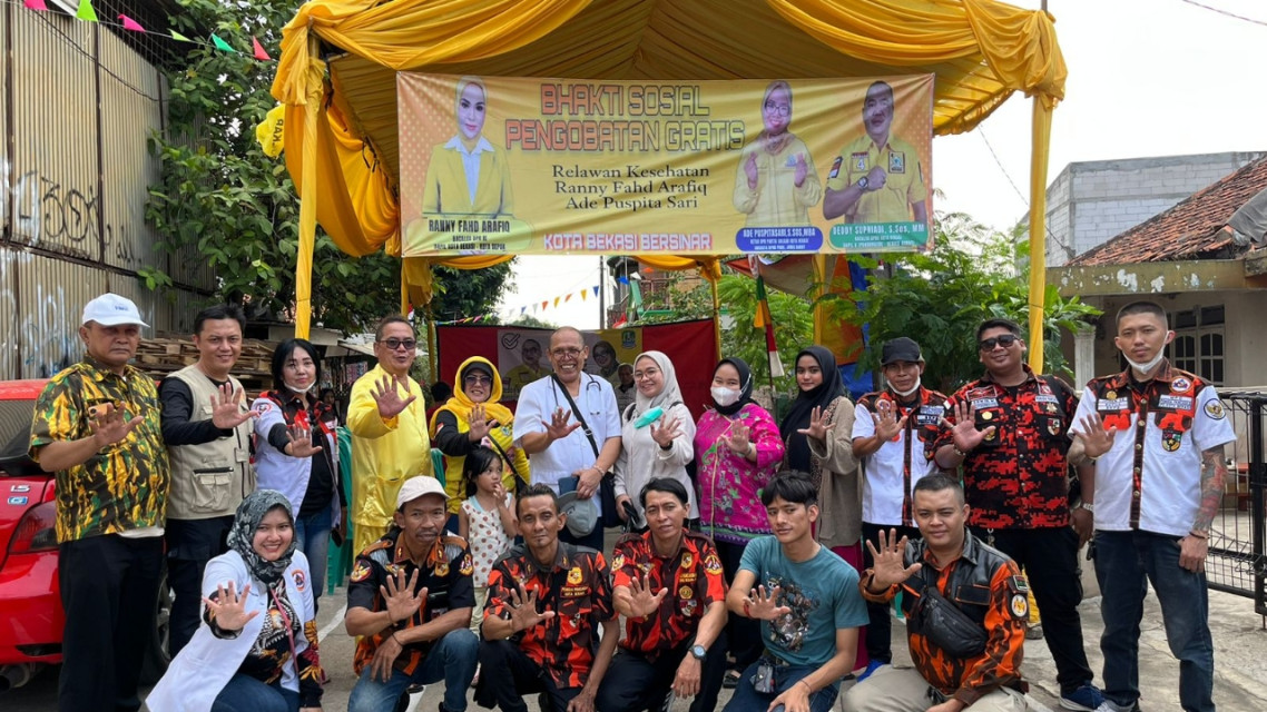 Deddy Supriadi Gelar Baksos Pengobatan Gratis di Bekasi Barat