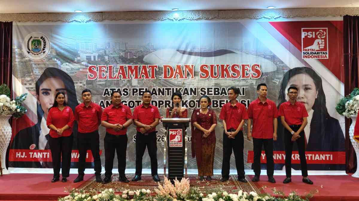 Usai Dilantik, PSI Kota Bekasi Gelar Acara Syukuran