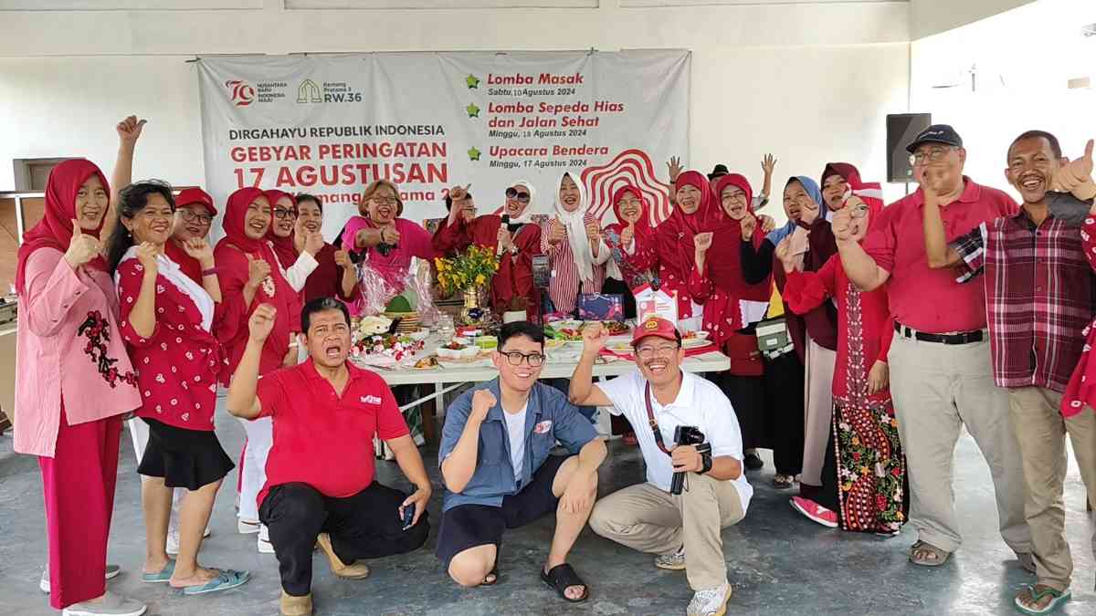 RW 36 Kemang Pratama 2 Gelar Lomba Masak HUT RI ke-79