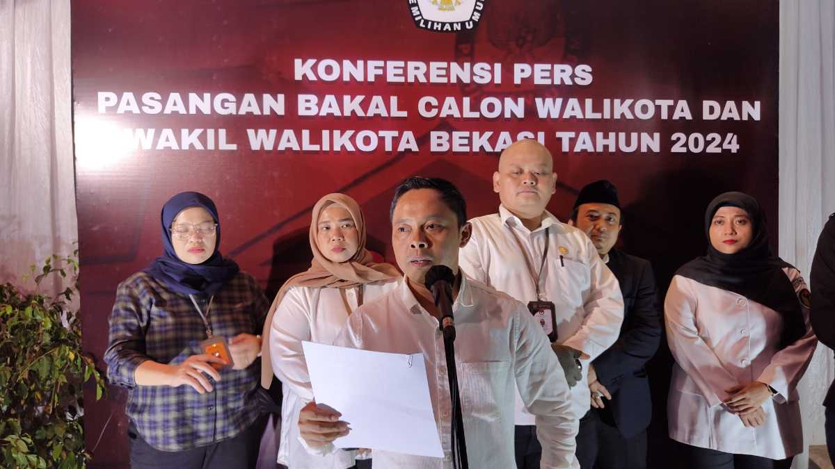 3 Paslon Daftar ke KPU Kota Bekasi, Siap Berkompetisi di Pilkada 2024
