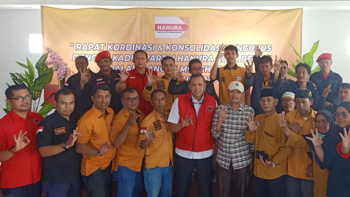 Sinyal Kuat Pilkada 2024, Hanura Kota Bekasi Dukung Tri Adhianto