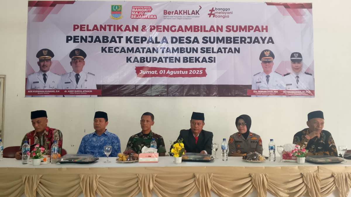 Ike Rahmawati Resmi Jabat Plt kades sumberjaya