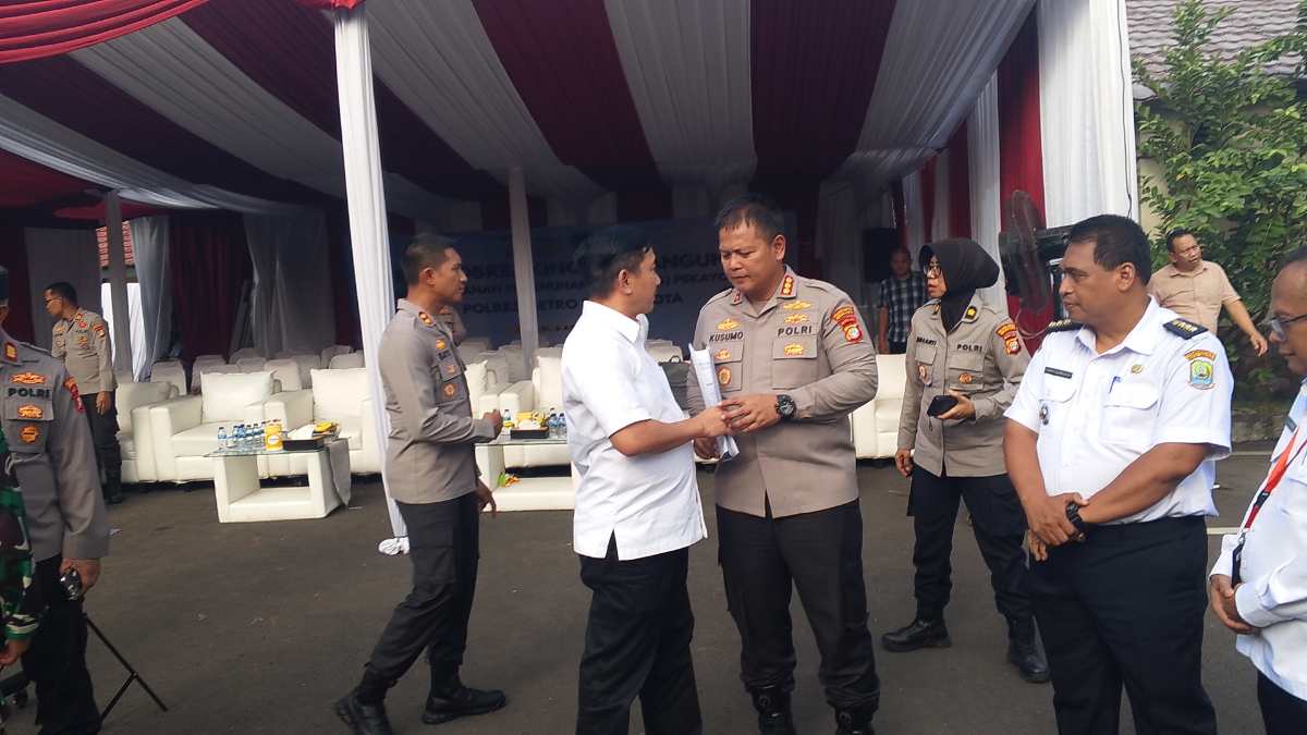 Camat Bekasi Selatan Hadiri Groundbreaking SPPG Polres Metro