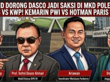 David Susanto Minta Sufmi Dasco jadi Saksi MKD dalam Polemik Deddy Sitorus dan KWP