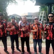 Ketua PAC Rawalumbu Pemuda Pancasila dan Ketua ketua. Ranting berikut jajaranya Kenang Jasa Pahlawan di HUT ke-81 RI