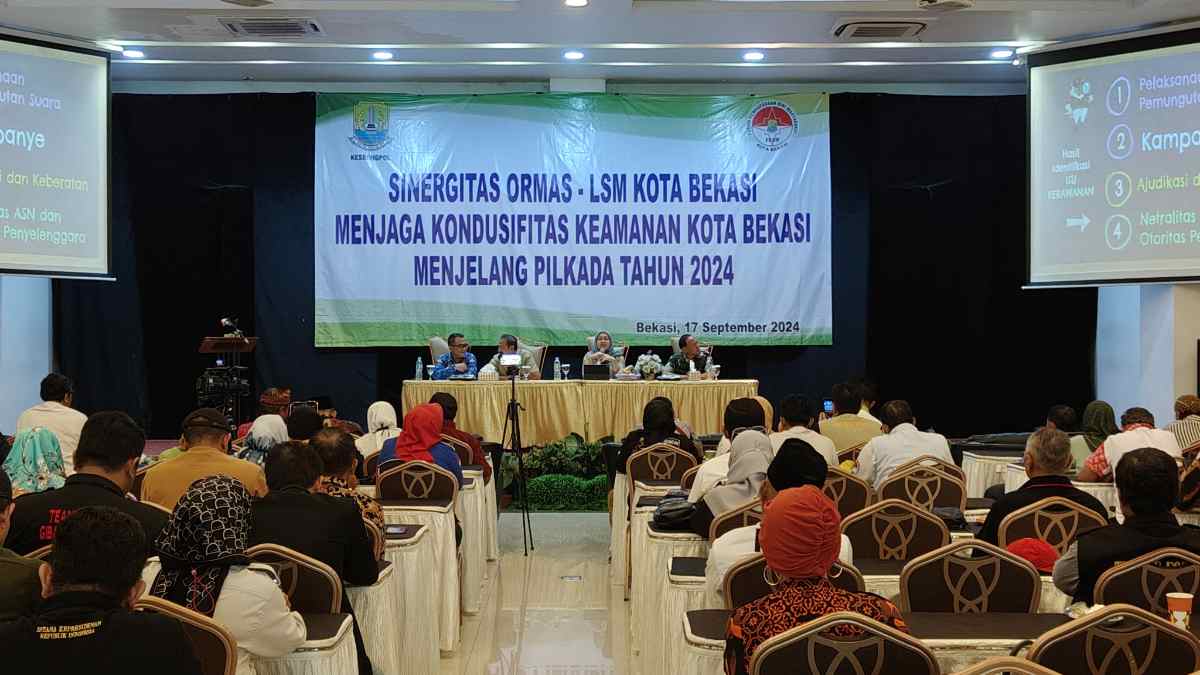 Jaga Kondusifitas, FKDM Kota Bekasi Gelar Sinergitas Ormas - LSM