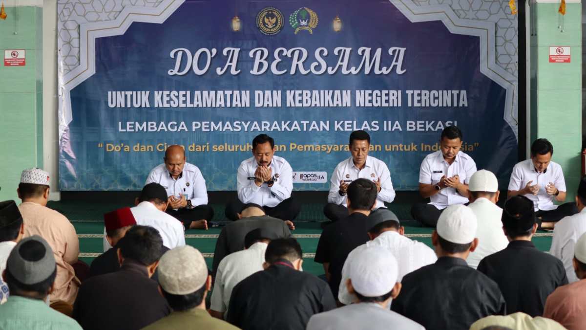 Lapas Kelas IIA Bekasi Panjatkan Doa untuk Kemajuan Bangsa