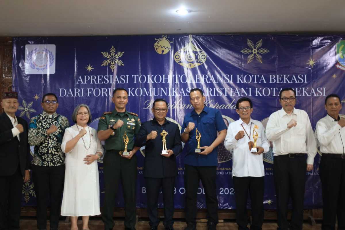 FKK Kota Bekasi Beri Penghargaan Tokoh Toleransi