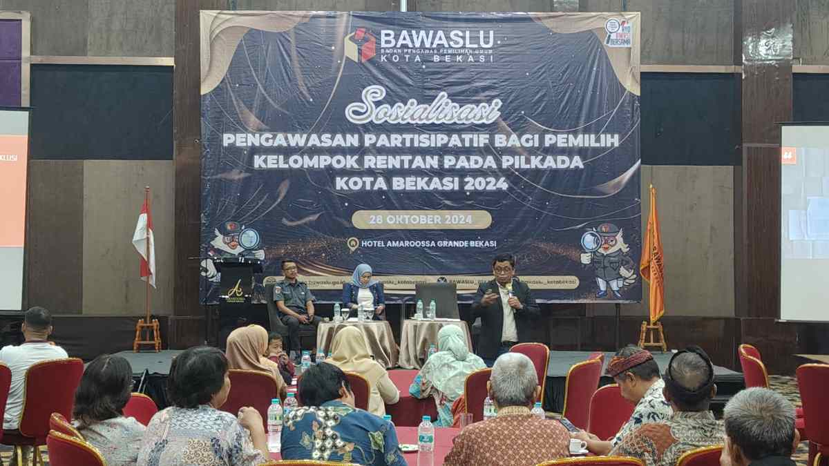 Bawaslu Kota Bekasi Pastikan Hak Pilih Kelompok Rentan