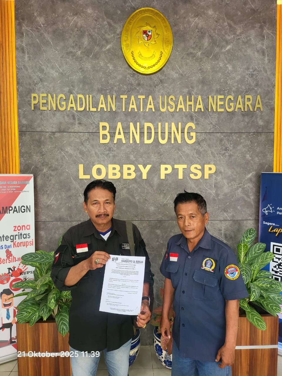 AWPI Bekasi Serahkan Kontra PK ke PTUN Bandung