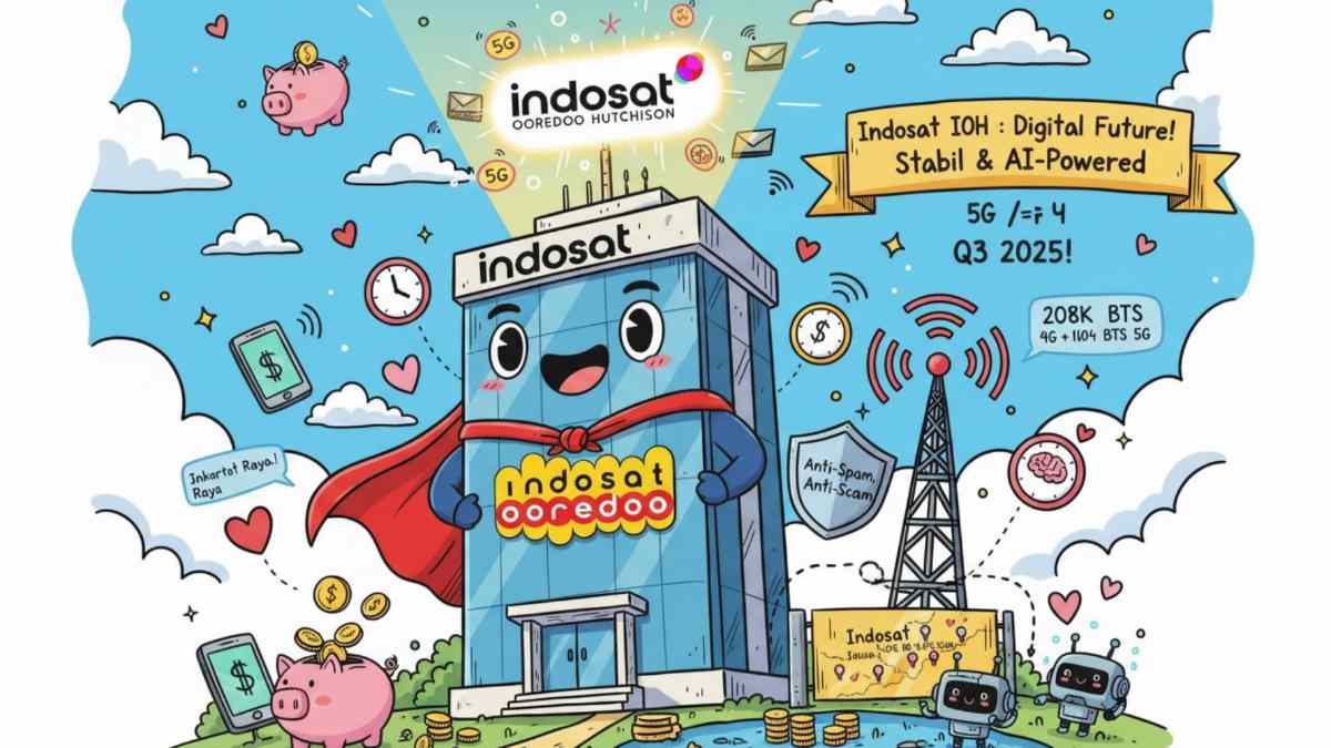Indosat Raih Pendapatan Rp 14 Triliun di Kuartal III 2025