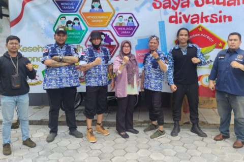 BPBN Berhasil Rangkul Sejumlah Ormas di Kota Bekasi Laksanakan Vaksinasi.