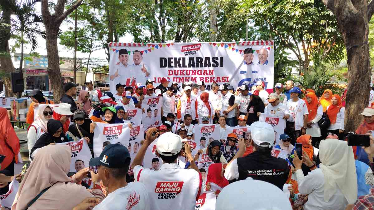 Deklarasi Dukungan 1000 UMKM untuk Heri-Sholihin Berlangsung Meriah