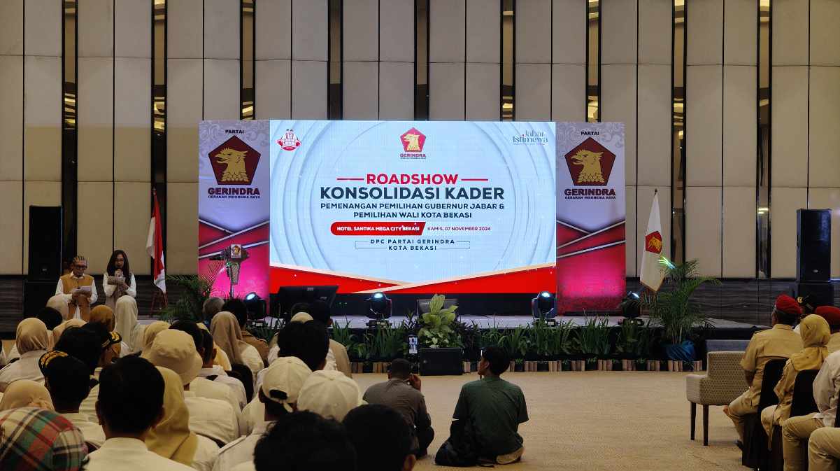 Partai Gerindra Gelar Roadshow Konsolidasi, Siap Menang di Kota Bekasi