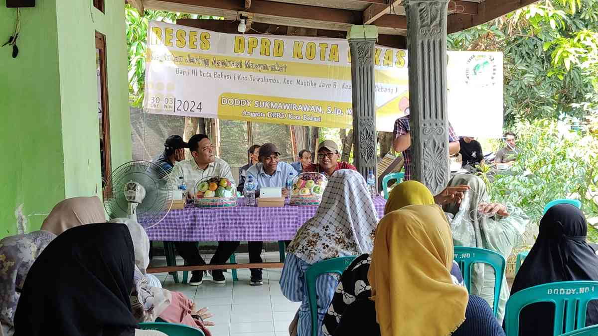 Doddy Sukmawirawan Gelar Reses, Banjir Masih Jadi Masalah di Mustikasari