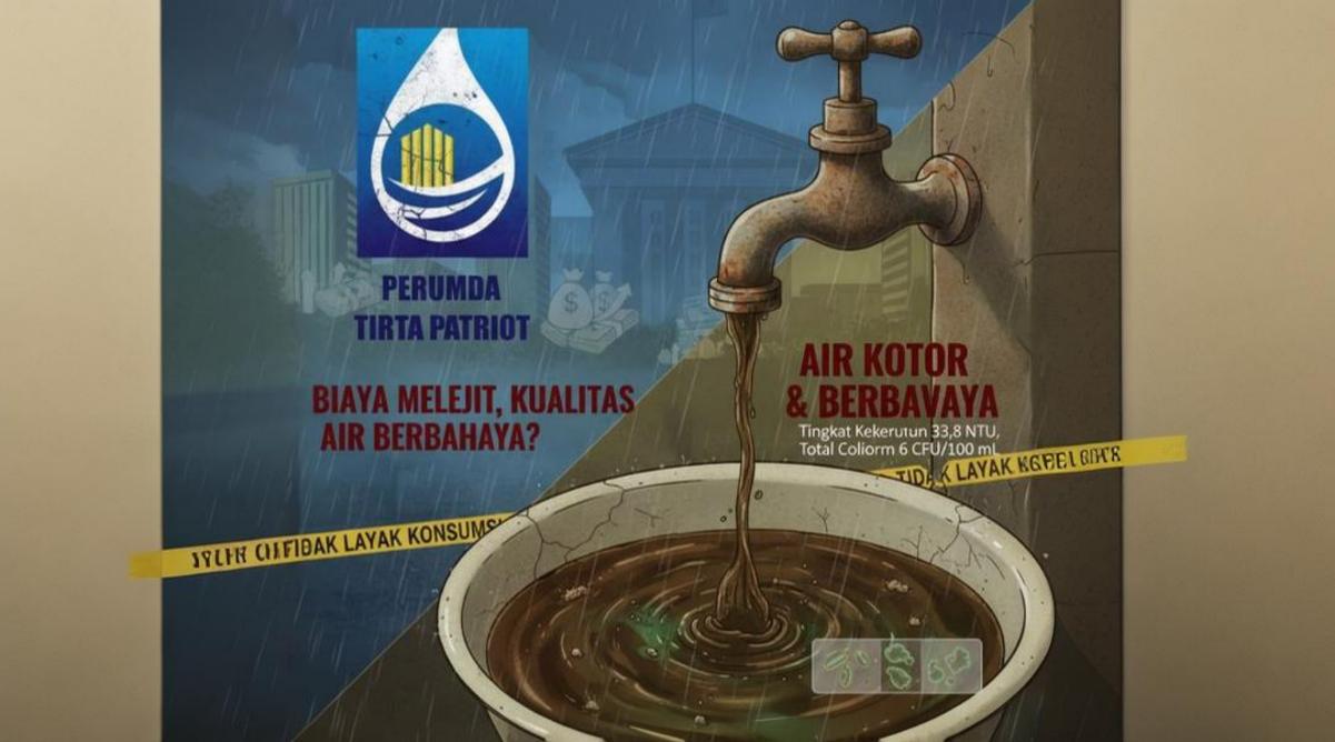 Biaya Melejit, Tapi Olah Air Perumda Tirta Patriot Malah Bahaya?