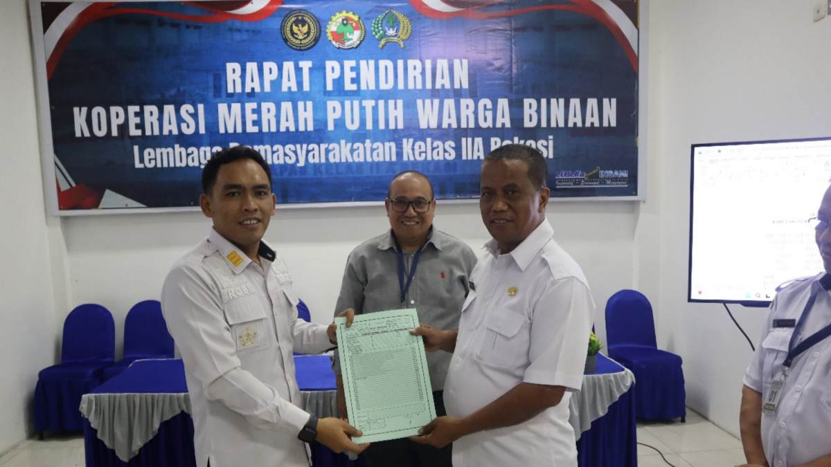Koperasi “Merah Putih” Resmi Dibentuk di Lapas Bekasi  ‎