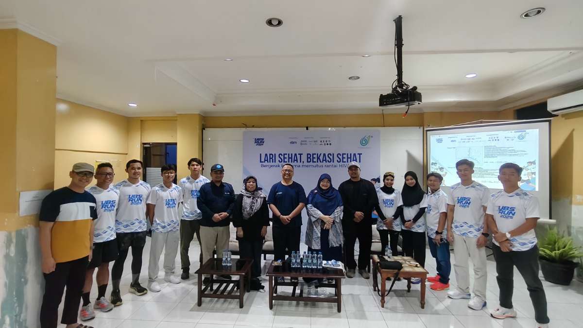 Lari Sehat UBS Run 2025 Angkat Isu Pencegahan HIV/AIDS Bekasi