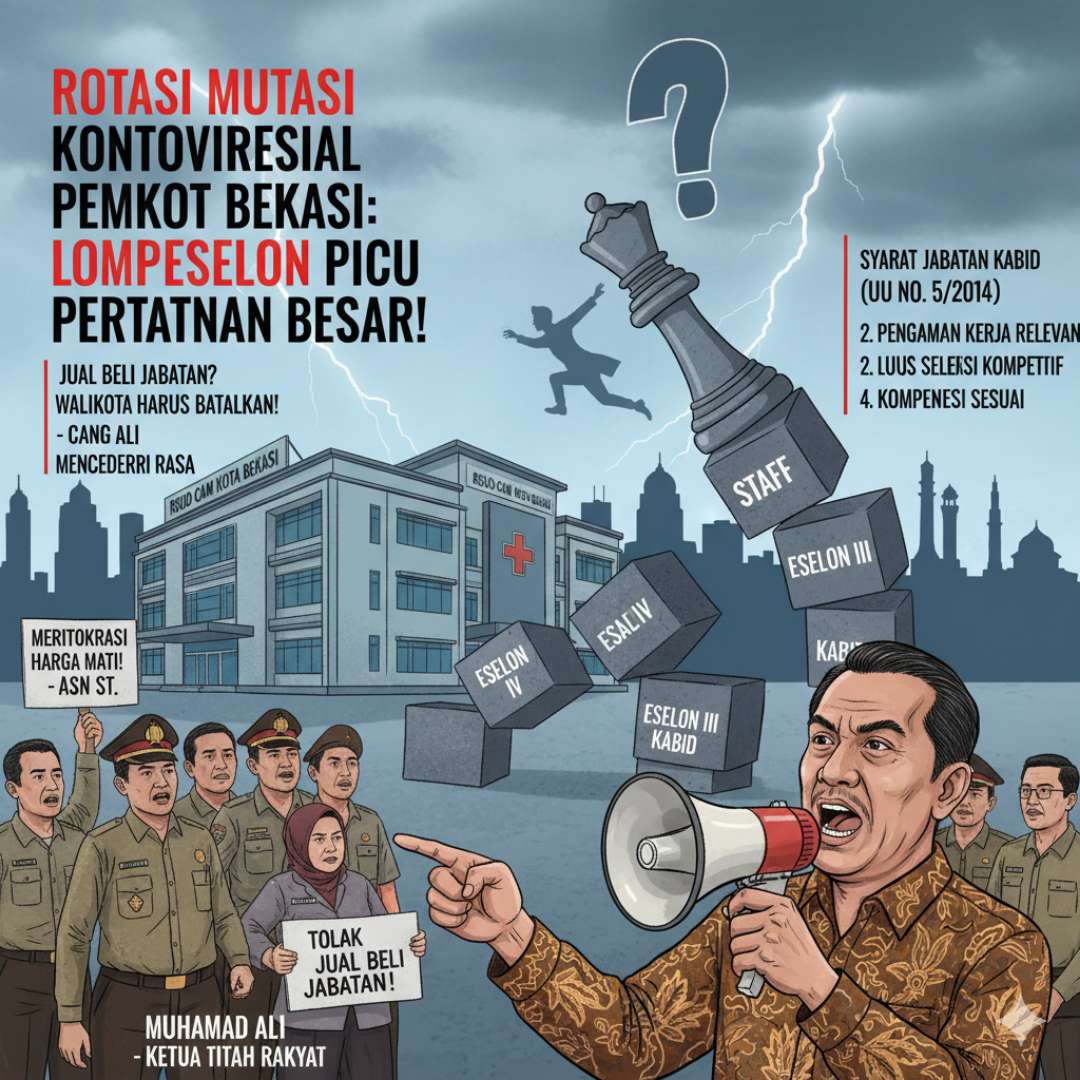 Cang Ali: Kenaikan Jabatan di Bekasi Langgar Meritokrasi