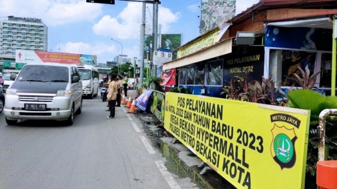 Jaga Situasi Nataru, Polres Metro Bekasi Kota Terjunkan Ribuan Personil