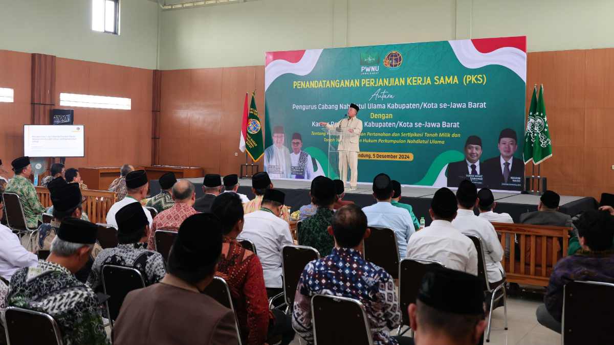 ATR/BPN dan NU Jabar Sinergi Sertifikasi Tanah Wakaf