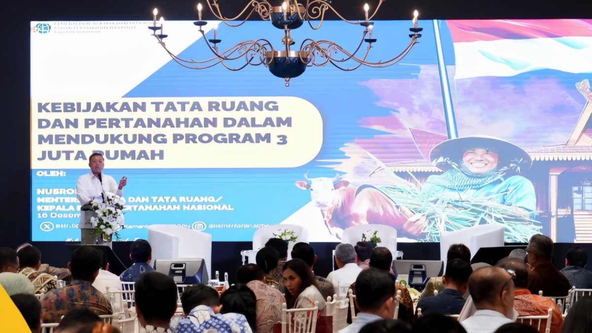 ATR/BPN Sediakan 79.925 Ha Tanah untuk 3 Juta Rumah