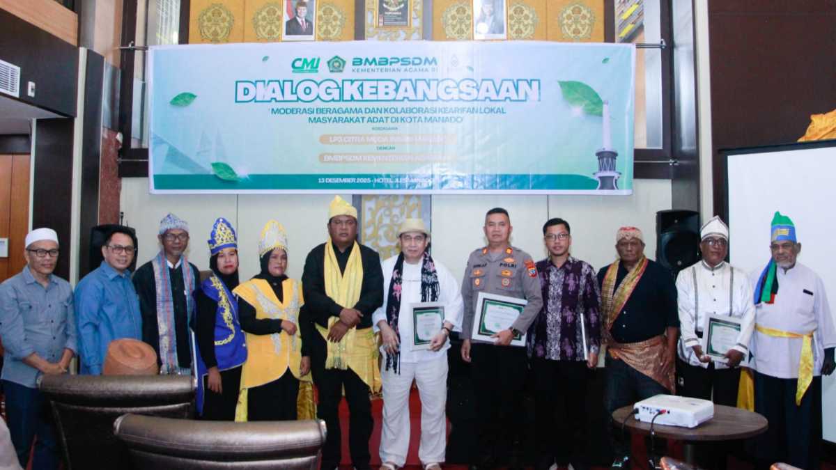 Dialog Moderasi Beragama di Manado Angkat Peran Masyarakat Adat